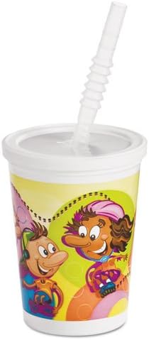 Chinet Kids Cold Cups, Plastic, 12 oz, Multi-color - Includes 250 cups.