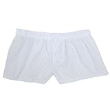 Seersucker Set Sail Blue Stripe Cotton Girl Boxers Mini Itty Bitty Shorts 1" Inseam, Covered elastic waist, 100% cotton,