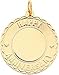 14K Gold Happy Anniversary Disc Charm