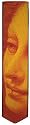 Jacquard Woven Silk bookmark - Leonardo da Vinci Angel
