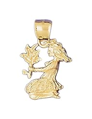 CleverEves 14K Gold Zodiac Pendant 9.1 - Gram(s)
