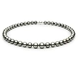 41XuMkg2jKL. SL160  Charcoal Grey Tahitian Necklace   8 11mm, 16 Inches, AA+ Quality