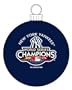 New York Yankees 2009 World Series Champs Large 3-1/4" Glass Ball CHRISTMAS ORNAMENT