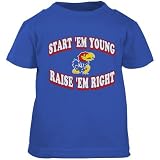Kansas Jayhawks Royal Blue Infant Start 'Em Young T-shirt