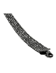 Officina Bernardi Black 5-Row Bracelet