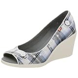 BC Footwear Women's Three's Company Plaid Wedge