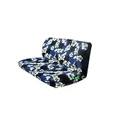 Universal-fit Hawaiian Bench Seat Cover - Blue Hawaii Hibiscus Floral Print