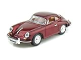 1961 Porsche 356 1/24 - Burgundy