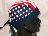 American Flag Medical Scrub Cap