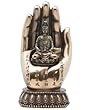 Artistic Kuan Yin Statue on a Hand