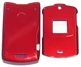 Motorola V3/ V3C Razr Razor Clip Shell Protective Hard Case Cover Skin - Solid Red