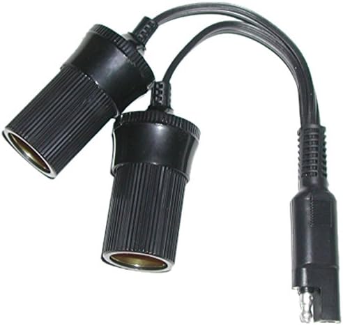 Luggage Electrix (PAC-030)SAE Y-Cable To Dual Cigarette Socket