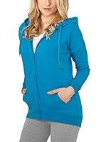 Urban Classics Sudadera con Cierre (Turquesa)