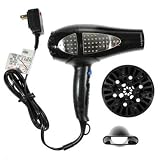 Conair Infiniti Tourmaline Ionic Hairdryer w/ Diffuser + Concentrator 213AC