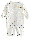 【SEBLES】ベビー 赤ちゃん カバーオール キャラクター 可愛い マスコット カジュアル コットン 綿 長袖 長ズボン プリント ユニセックス 前開き 春秋 春 秋 3ヶ月 6ヶ月 12ヶ月 パジ