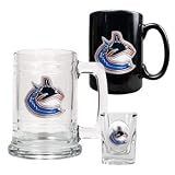 Vancouver Canucks NHL Beer Tankard & Shot Glass
