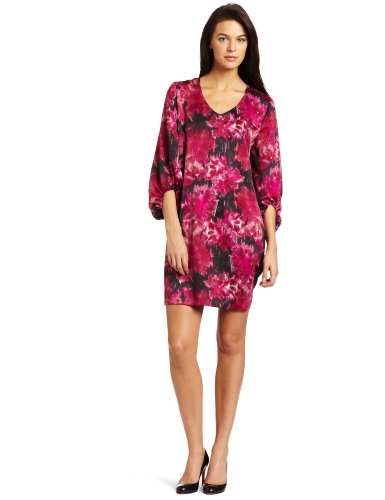 Kenneth Cole Women's Winter Floral Shift Dress