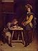 Gerard ter Borch d. J. (The letter-writing officer) Art Poster Print - 13" X 19"