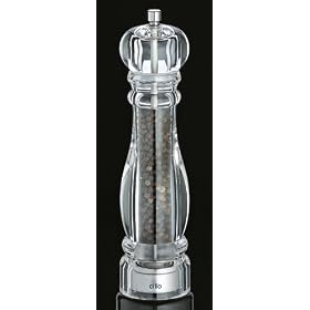 TopGourmet Cilio Firenze Pepper Mill Acrylic Clear 22 cm