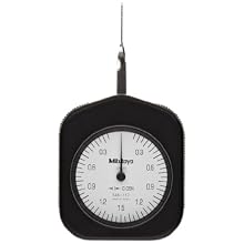 Mitutoyo 546-117 Standard Dial Tension Gauge, 0.05N Graduation, 0.15-1.5N Range