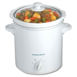 HB 4qt SLOW COOKER KEEP WARM SETTING RECIPES INCL by HAMILTON BEACH BRANDS INC