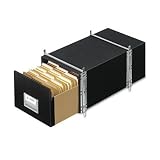 Bankers Box StaxOnSteel Storage Drawer with Steel Frame, Letter - 12 x 24 x 10-1/2 - Six per Carton (Black)