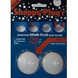 Buy ABC Products - 2-Pk ~ Snappy PLug'r - 1 inch - Leave-it-in - Drain Plug (For Bath... by dist by e & h company