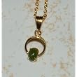 Jade Pendant On 16" Chain ~ Unknown (No Mfg. Marks)
