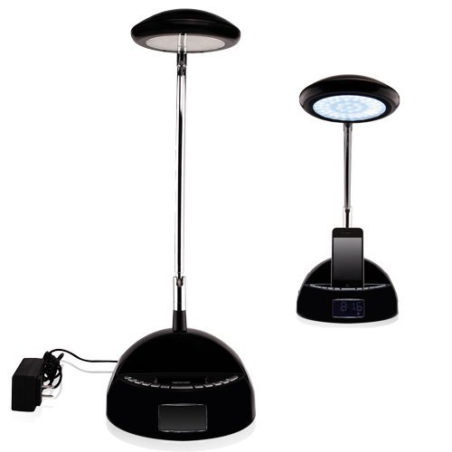 Music Desk Lamp (Black) for Apple iPhone 4 and 4S & iPod Touch (all generations)