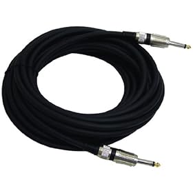 Click here to buy Pyle PPJJ-30 Professional 1 4-Inch to 1 4-Inch 30CM Speaker Cable by Pyle.