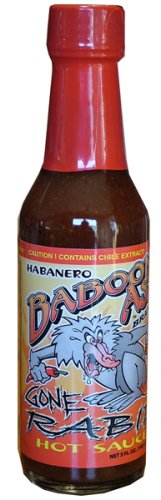 Baboon Ass Brand Gone Rabid Hot Sauce with Chile Pepper Extract by Innuendo Enterprises LLC