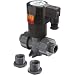 Hayward PVC Solenoid Valve, Normally Close (NC), Non Pressure Differential, FPM Seal, 1/2"