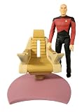 Star Trek: The Next Generation: 20th Anniversary Captain Picard in Chair Action Figure Set