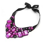 Pink Crystal Bib Pink Crystal Bib