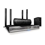 Philips - HTS5590 - Home cinéma 5.1 compatible 3D - DVD Blu-ray - HDMI - 1000 W RMS - USB - Noir
