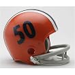Illinois Fighting Illini (1964) Miniature Replica Miniature Replica NCAA Throwback Helmet w/Z2B Mask by Riddell