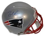 Randy Moss Autographed/Hand Signed New England Patriots Full Size Authentic Proline Helmet