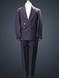 2 Piece Navy Blue Double Breasted Suit