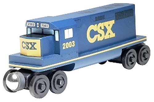 Whittle Shortline Railroad CSX Diesel Engine Wooden Toy Train