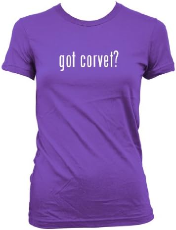 got corvet? L.A.T Misses Cut Women's T-Shirt, Purple, Small