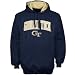 Georgia Tech Yellow Jackets Navy Blue Classic Arch Twilled Hoody Sweatshirt