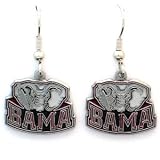 Alabama Crimson Tide Dangle Earrings (Set of 2) - NCAA College Athletics Fan Shop Sports Team Merchandise