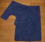 Twist Electric Blue 2 Piece Bath Mat Set