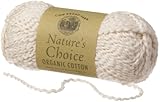 Lion Brand Yarn 480-098H Nature's Choice Organic Cotton Yarn, Almond