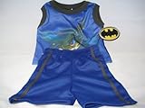 Dc Super Batman Infants Boys 18 Months Vests and shorts 2 Pcs Set New