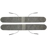 2 St�ck 33 x 5 cm ultralange R�cken Elektroden, Spinal Pads, f�r TENS - EMS - Reizstromger�t mit 2mm-Stecker.von "axion"