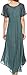 Sakkas 16603 - Egan Long Embroidered Caftan Dress / Cover Up With Embroidered Cap Sleeves - Denim Blue - OS