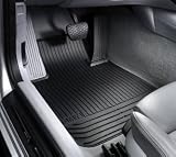 BMW All Weather Rear Rubber Floor Mats 128i & 135i Convertible (2008 onwards) - Black