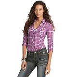 Apple Bottoms Top, Plaid Flannel Shirt by Apple Bottoms