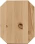 Pine Plaque-11 Inch x14 Inch x.6875 Inch /Corner Clipped